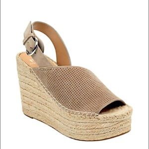 Marc Fisher LTD Andela Espadrille Wedge Sandals Size 7.5